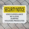 Signmission Video Surveillance No Illegal Dumping Violators OSHA Security Notice Sign, Plastic, 14inx10in, 2PK OS-2PACK-SN-P-1014-L-11691 - alternate 7